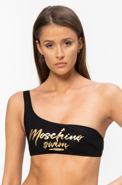 MOSCHINO SWIM асимметричный топ бикини, размер L