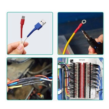 НАБОР ТЕРМОУСАДОЧНЫХ ТРУБОК 164 ШТ. В КОРОБКЕ