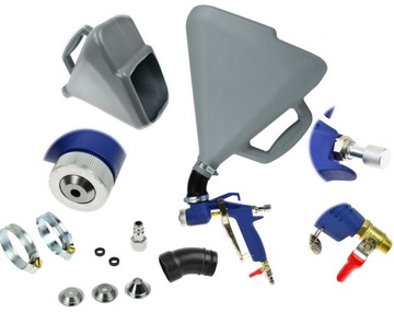 ПИСТОЛЕТ ДЛЯ ПОКРАСКИ БЕЛОЙ ШТУКАТУРКОЙ 7,5 Л С РЕЗИНОВЫМ СОЕДИНЕНИЕМ