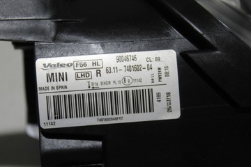 MINI COOPER F55 F56 SVĚTLO PŘEDNÍ PRAVÁ PĚKNÝ EVROPA ORIGINÁLNÍ