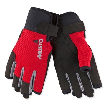 MUSTO ESSENTIAL 80102 S/F ПЕРЧАТКИ КРАСНОГО ОТТЕНКА