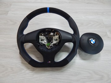 BMW E46 E39 FACELIFT - VOLANT NOVÁ KŮŽE SPORT ULOŽENÍ ALCANTARA