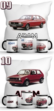 VOLKSWAGEN MAGIC КРУЖКА + ПОДУШКА + НАБОР ИМЕНИ