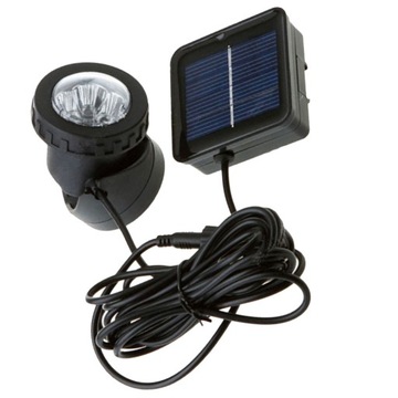 ZANUROWANA LAMPA ZEWNĘTRZNA SŁONECZNA PODWODNA