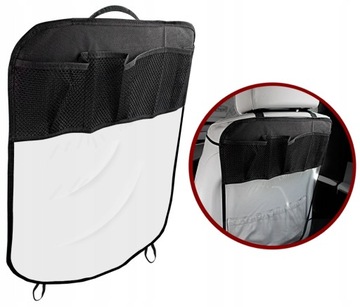 ORGANIZER OCHRONNY NA FOTEL SAMOCHODOWY CZARNY OCHRANIACZ FOTELA OSŁONA