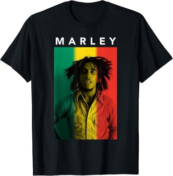Bob Marley Official Rasta Fade Legend Photo Koszulka cotton T-Shirt