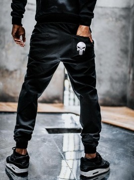 Брюки Jogger Jeans MARVEL PUNISHER, черные, L