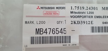 ZNAK L200 MITSUBISHI OE NOVÝ