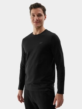 KOSZULKA MĘSKA 4F LONGSLEEVE BAWEŁNIANY BLUZKA Z DŁUGIM RĘKAWEM SS24M217