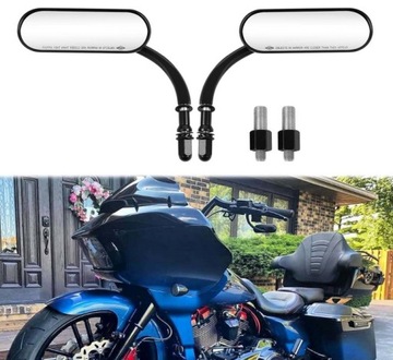 Lusterka poboczna motocykla uniwersalnego M8 M10 do Harley Softail Street Glide