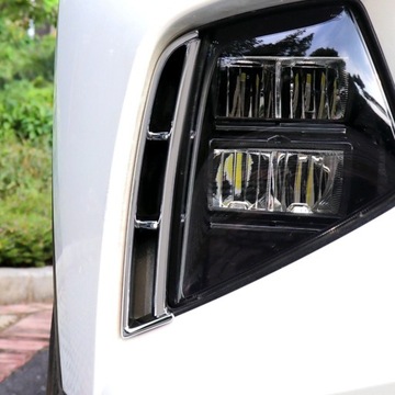 Hyundai Tucson NX4 2020+ хромированные накладки на бампер