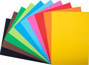 PAPIER KARTON BRISTOL B2 HAPPY COLOR 270g 10kol. op. 20 sztuk