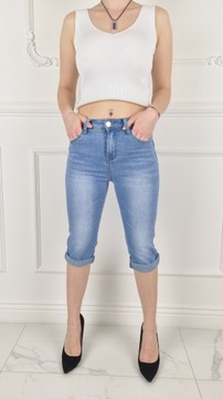 #ЖЕНСКИЕ ДЖИНСЫ - ДЖИНСЫ с эффектом пуш-ап 3/4 #