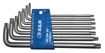 KLUCZ TORX WYDŁUŻONY 10-40 ZEST. 7 SZT.