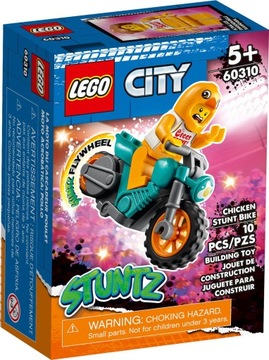 LEGO 60310 City - Motocykl kaskaderski z kurczakie