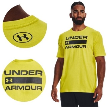 KOSZULKA MĘSKA UNDER ARMOUR T-SHIRT SPORTOWY BOXED SPORTSTYLE R. L