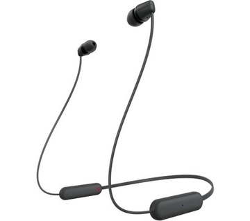 Słuchawki SONY WI-C100 BT 5.0 Czarne bezprzewodowe