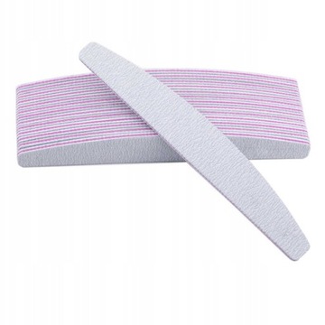 Пилочка для ногтей «зебра» полумесяц 100/180