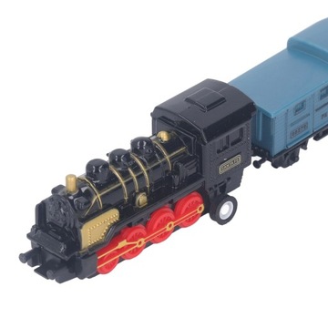 Винтажная игрушечная модель паровоза из сплава