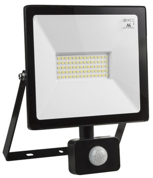 NAŚWIETLACZ HALOGEN LAMPA LED 50W IP44 CZUJNIK RUCHU PIR Maclean MCE650