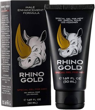 RHINO GOLD GEL ŻEL POWIĘKSZAJACY PENISA MOCNA EREKCJA POTENCJA ORYGINAL 50M