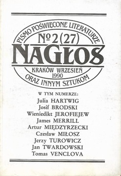 NaGłos nr 2 [spis] Pismo poświęcone literaturze