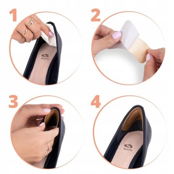 Стельки для обуви с каблуками, ЧЕРНЫЕ, ОТ ЦАРАПИН, 2 шт.