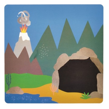 Набор магнитных игр и занятий «Динозавры 4 в 1»