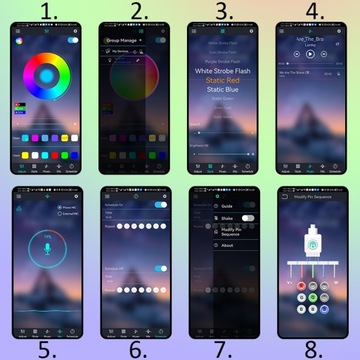 ЦВЕТНАЯ СВЕТОДИОДНАЯ ЛЕНТА RGB, РЕМЕНЬ BLUETOOTH, 5 М, ПРИЛОЖЕНИЕ ДЛЯ УПРАВЛЕНИЯ МУЗЫКОЙ, ДИСТАНЦИОННОЕ УПРАВЛЕНИЕ МУЗЫКОЙ