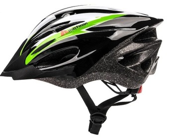Kask rowerowy HB25 IN-MOLD Meteor zielony r. L