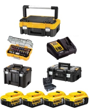 НАБОР ИНСТРУМЕНТОВ DEWALT COMBO, 7 предметов, 18 В, 4x5,0 Ач