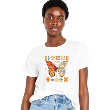 ED SHEERAN THE MATHEMATICS TOUR 2024 GDAŃSK T SHIRT KOSZULKA DAMSKA XL