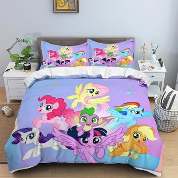 My Little Pony trzyczęściowa poszewka na kołdrę