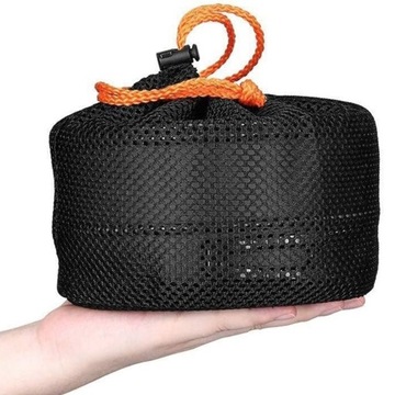 Туристическая посуда, складные кастрюли, столовая, походный набор на 2 человека. 18в1