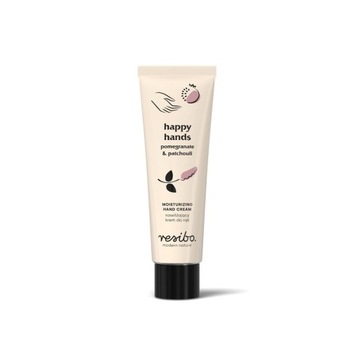 RESIBO HAPPY HANDS POMEGRANATE & PATCHOULI NAWILŻAJĄCY KREM DO RĄK 50 ML