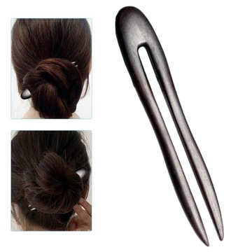 U-ОБРАЗНАЯ ВИЛКА ДЛЯ ВОЛОС ДЕРЕВЯННАЯ ШПИЛЬКА ДЛЯ ВОЛОС U-ОБРАЗНАЯ ВОЛОСЫ
