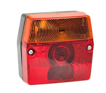 LAMPA ZESPOLONA TYLNA do przyczepy przyczepki MD-002 3 funkcyjna żarówkowa