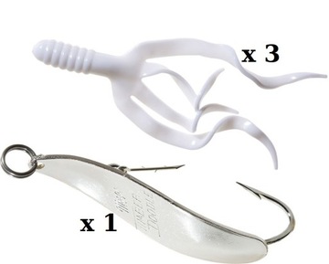 MEPPS TIMB DOODLE №0 / 8гр / 8см СЕРЕБРИСТО-БЕЛЫЙ