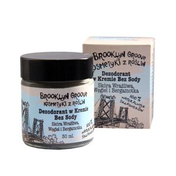 Brooklyn Groove, Dezodorant Węgiel i Bergamotka