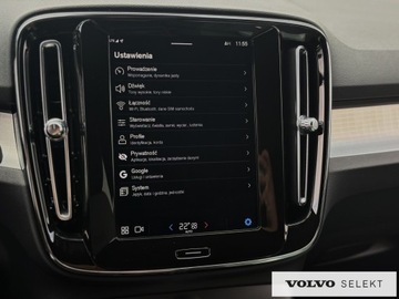 Volvo XC40 Crossover Facelifting 2.0 B3 163KM 2024 Volvo XC 40 XC40 | Benzyna | CORE | Salon Polska |, zdjęcie 11