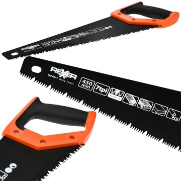 PIŁA PŁATNICA RĘCZNA DREWNA DRZEWA 450MM BLACK CUT