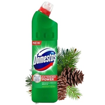 Domestos Przedłużona Moc do Czyszczenia WC Toalety Pine Fresh 750ml