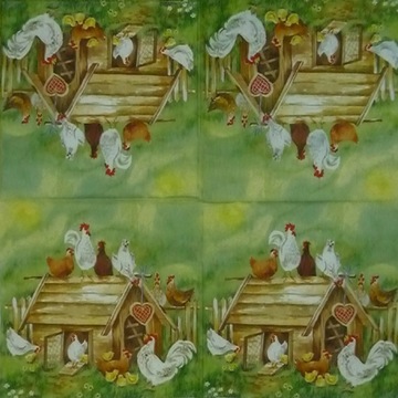 serwetka, serwetki 33x33 cm IHR - 35205 kury