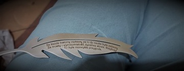 Закладка с посвящением МОТИВАЦИОННАЯ ГРАВИРОВКА