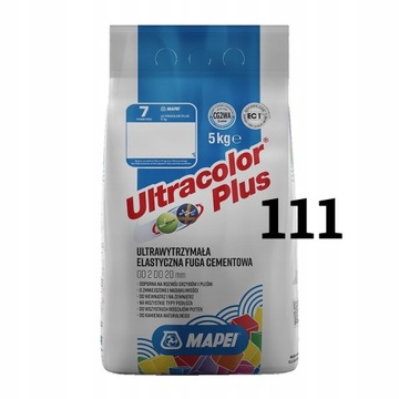 Fuga Mapei Ultracolor Plus 111 5 kg Srebrny