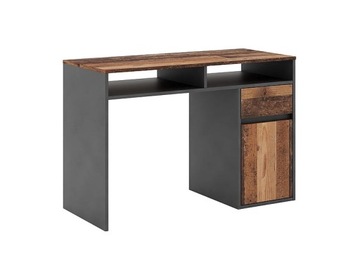 BIURKO B-012 OLD WOOD / MATERA CIEMNY SZARY