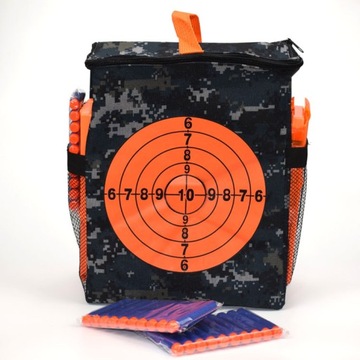 СУМКА-ЦЕЛЕВАЯ ДЛЯ NERF LAUNCHER ДЛЯ +50 ДОПОЛНЕНИЙ ДЛЯ СТРЕЛ