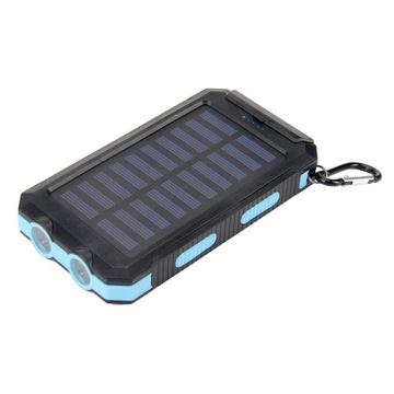 Ładowarka solarna o pojemności 30000 mAh z kompasem i antypoślizgowym