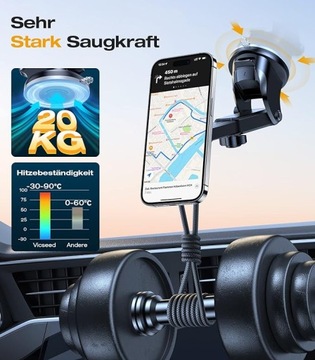 Магнитный держатель на 360° Регулируемый держатель для навигации по телефону