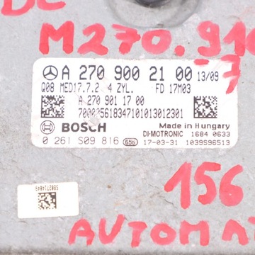 JEDNOTKA ŘÍZENÍ MOTORU MERCEDES-BENZ OE A2709002100